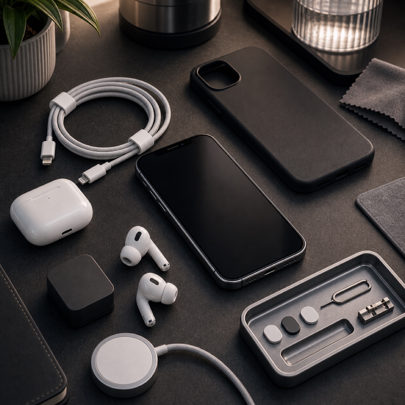 Capa do podcast Acessórios e peças originais Apple, Apple e Tecnologia da Micro Import