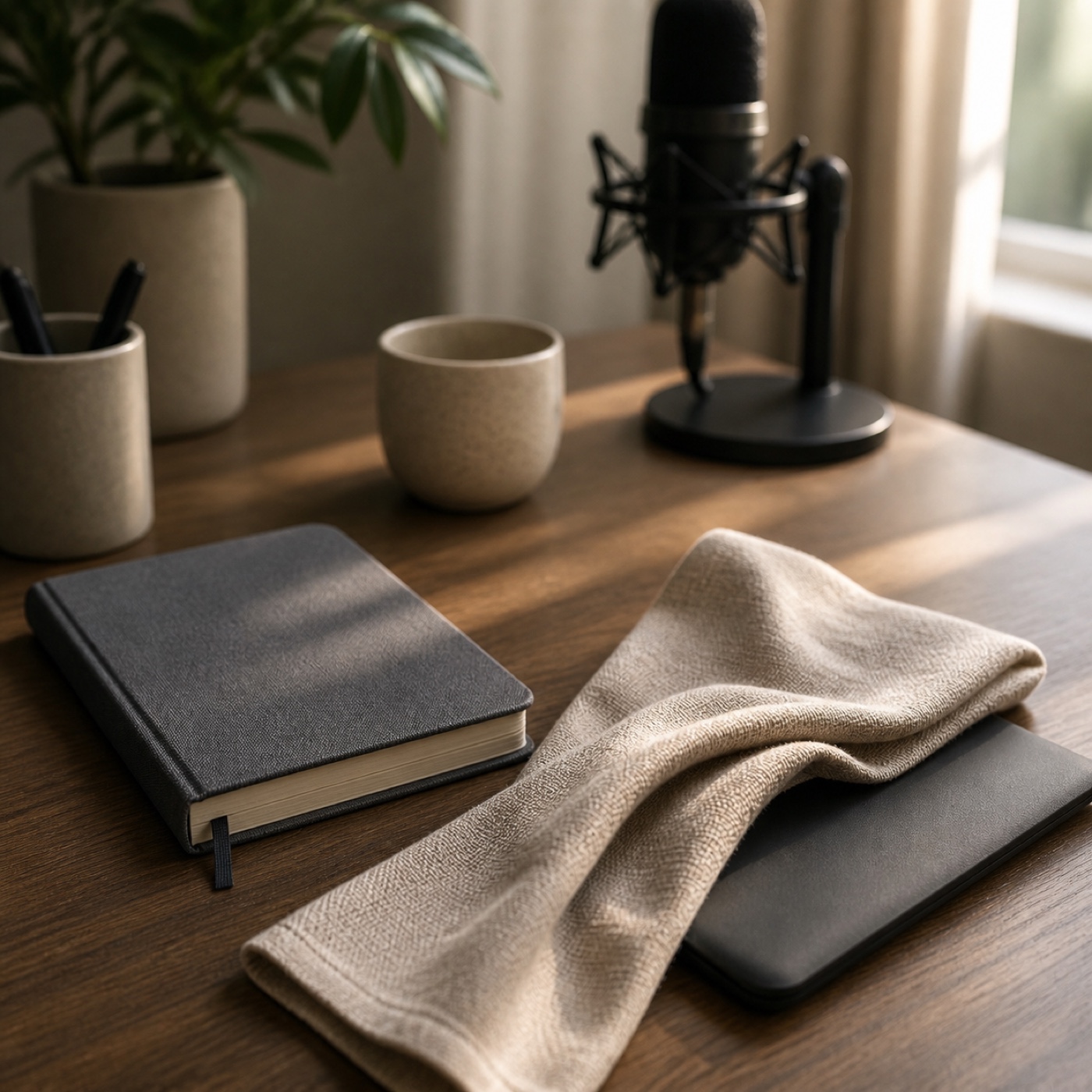 Capa do podcast bloquear ligações telefônicas e ditado, Apple e Tecnologia da Micro Import