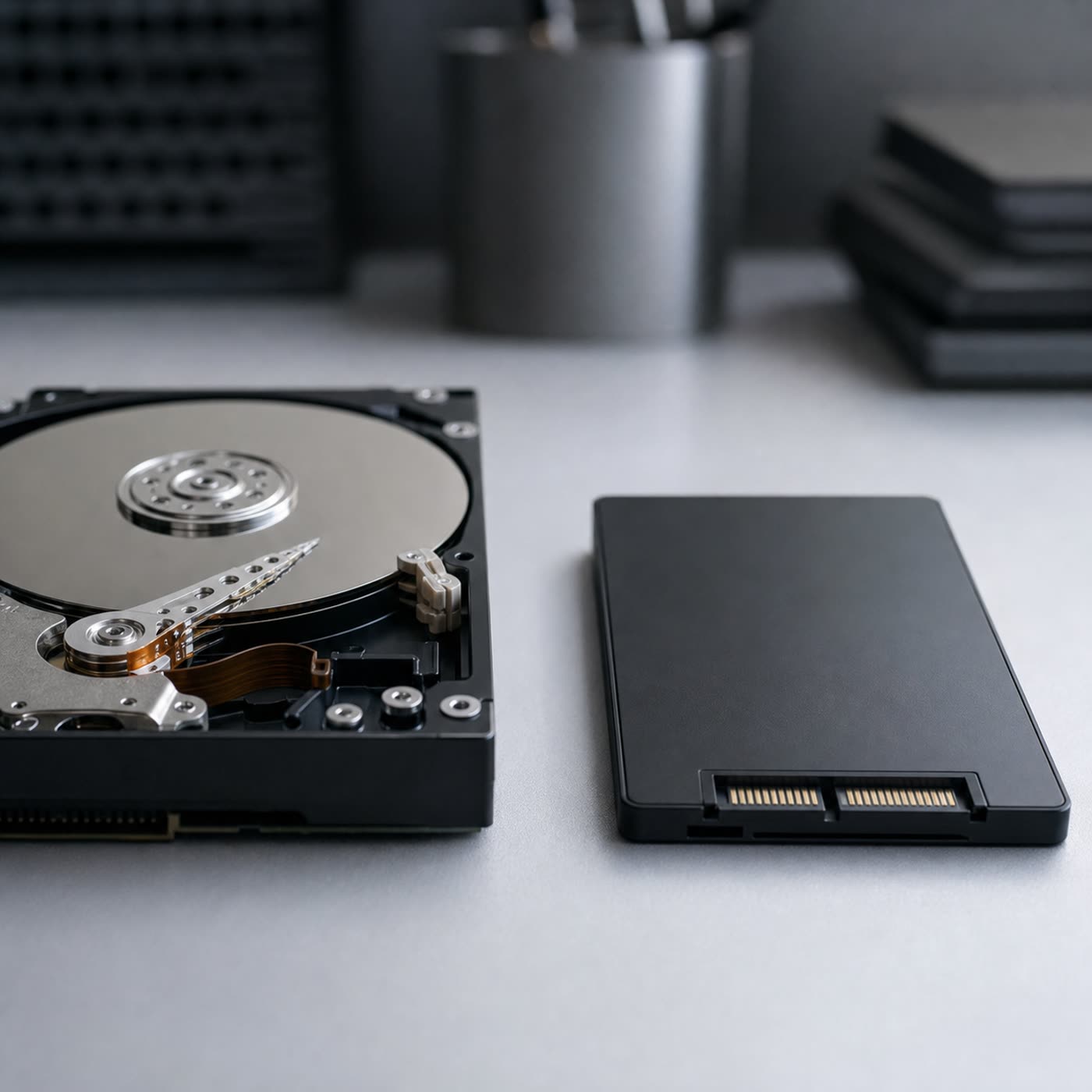 Capa do podcast Diferença de um HD para um SSD, Apple e Tecnologia da Micro Import