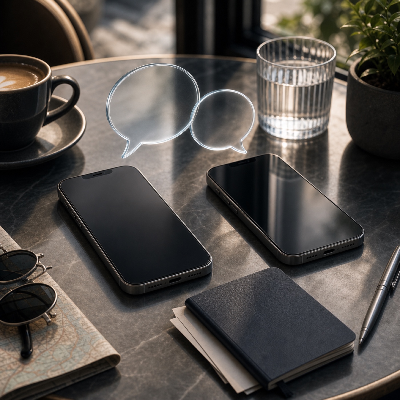 Capa do podcast iTranslate Converse, Apple e Tecnologia da Micro Import
