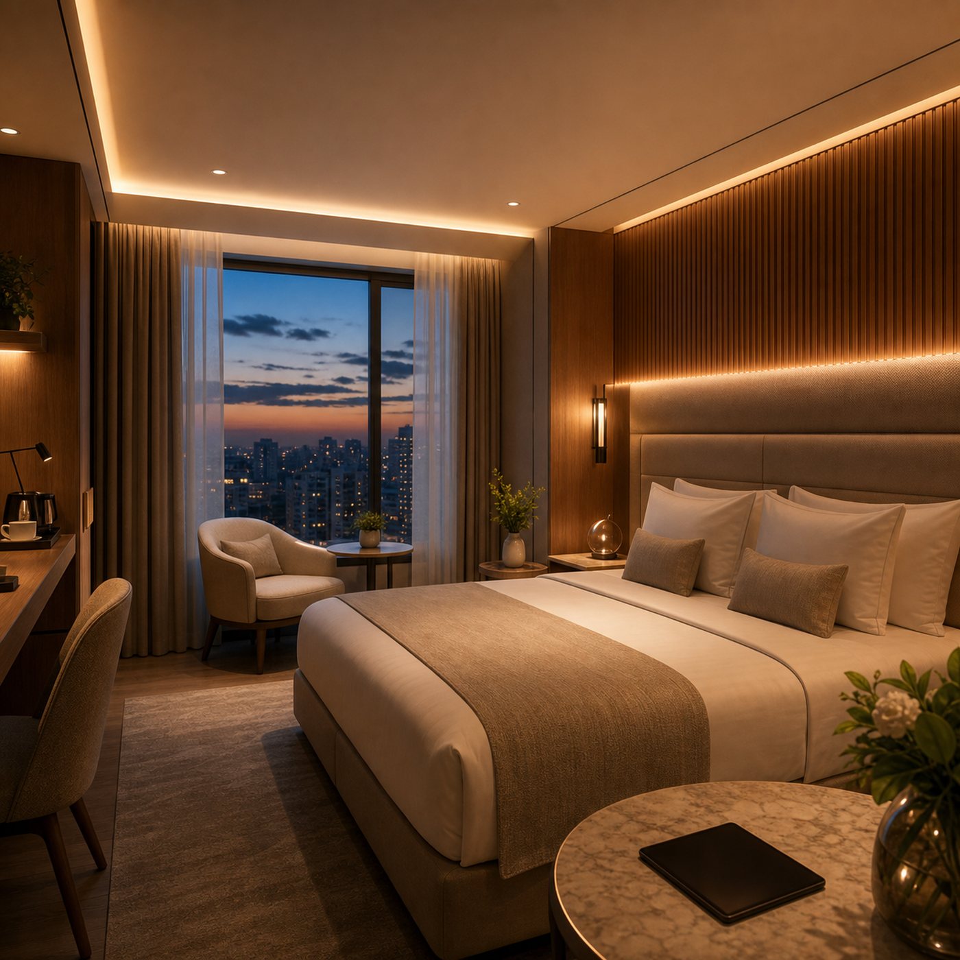 Automação em hotelaria com conforto para o hóspede e economia para o hotel.