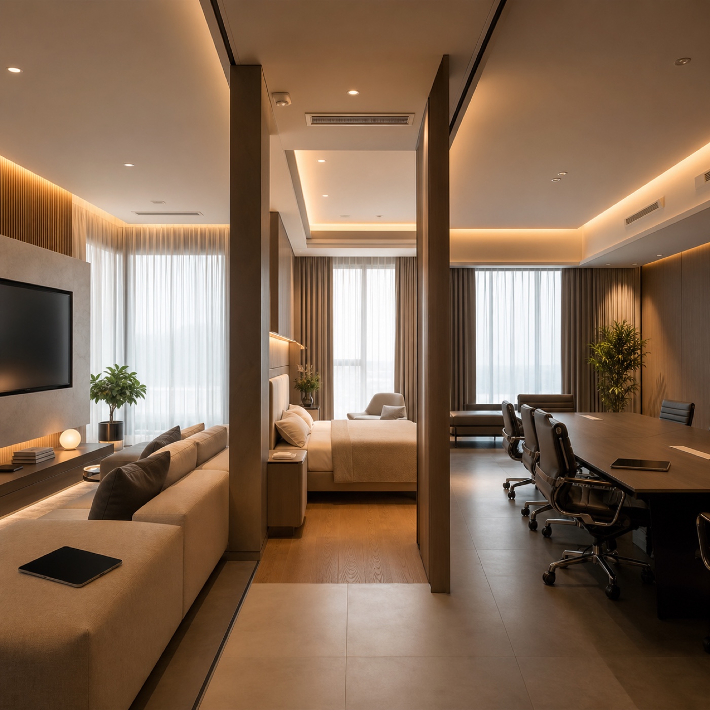 Automação residencial, hospitalar e corporativa para ambientes de alto padrão.