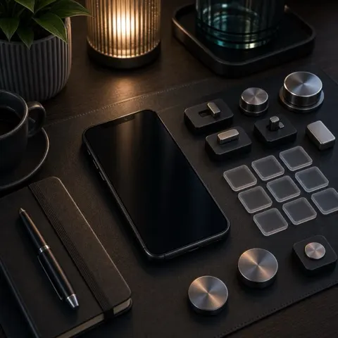 Capa do podcast Central de controle do iPhone, Apple e Tecnologia da Micro Import
