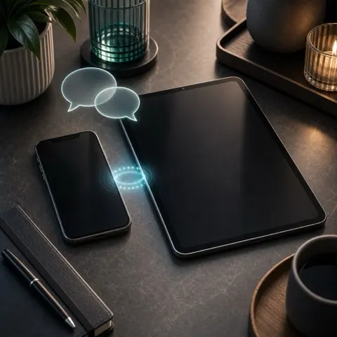Capa do podcast WhatsApp pelo iPad, Apple e Tecnologia da Micro Import