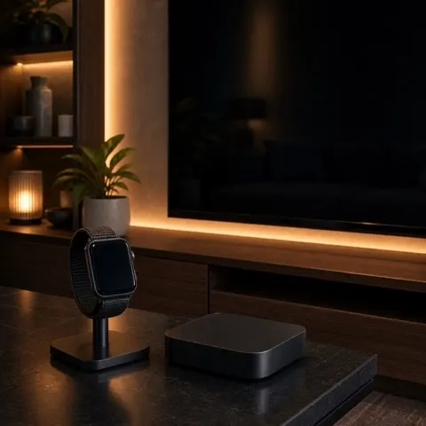 Capa do podcast Apple Watch 3 e Apple TV 4K, Som Ambiente e Cinema da Micro Import
