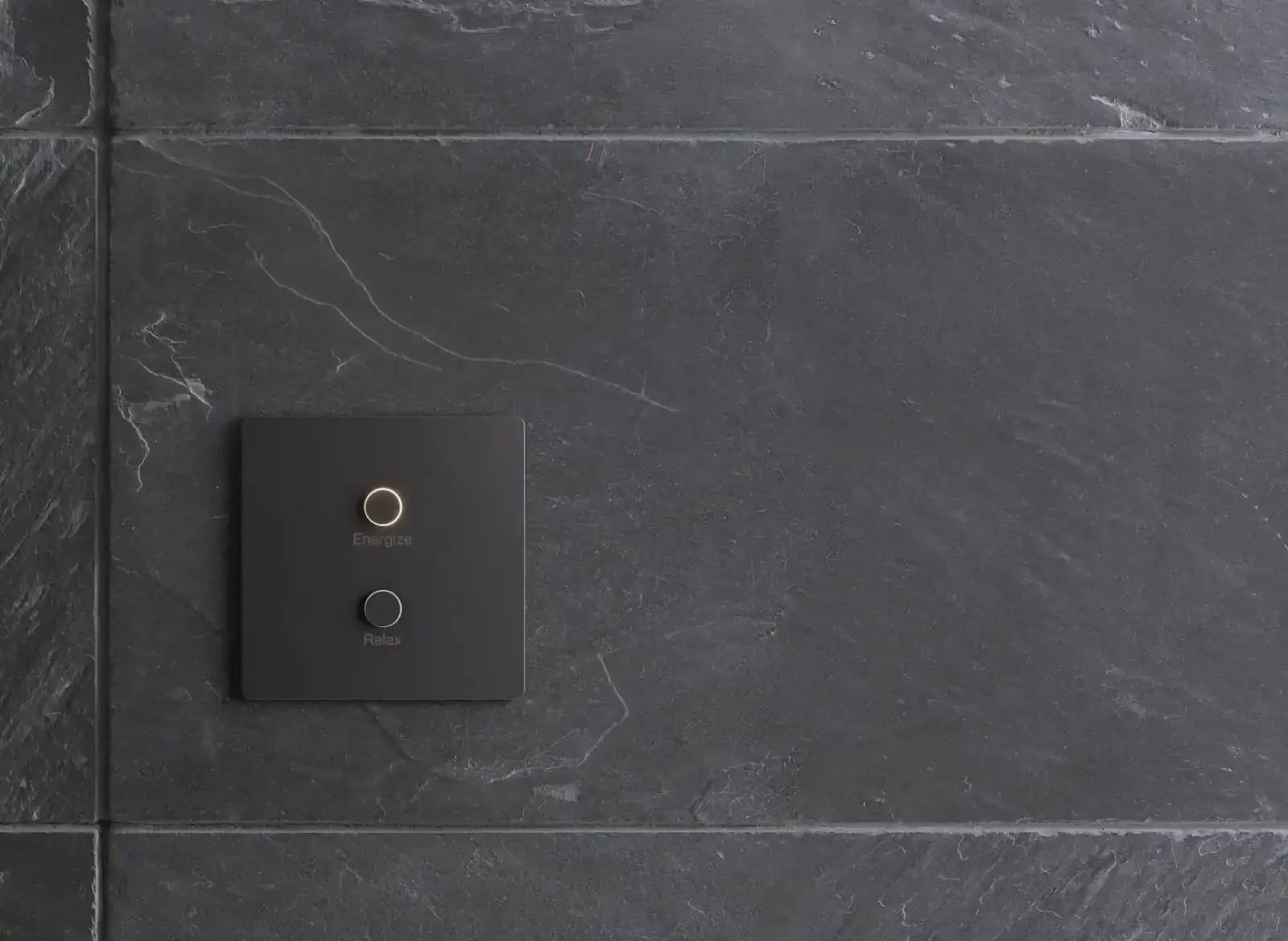Keypad integrado ao interior usado como referência de automação discreta da Micro Import