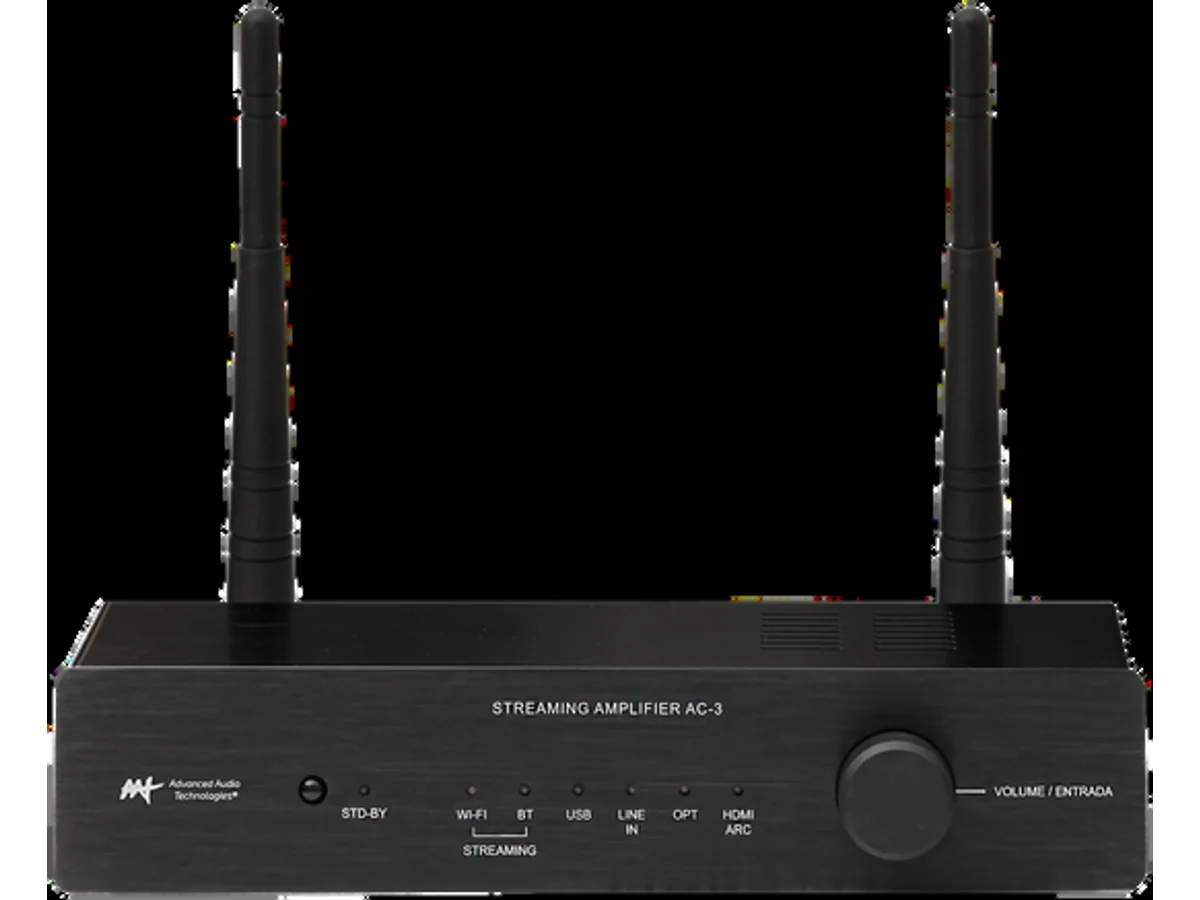 AAT AudioCast AC-3 amplificador com streaming