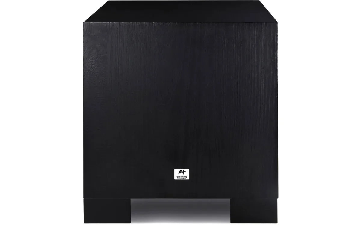 AAT Cube Hout subwoofer ativo com acabamento para sala premium