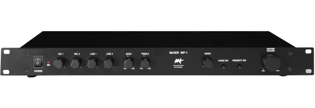 AAT MP-1 mixer pre-amplificado para sistemas de áudio