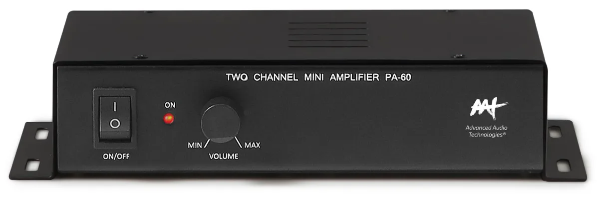 AAT PA-60 amplificador de potência para som ambiente integrado