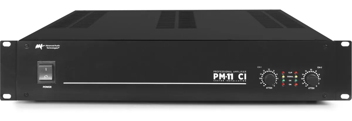AAT PM-11 CI amplificador pro para som ambiente de alto desempenho