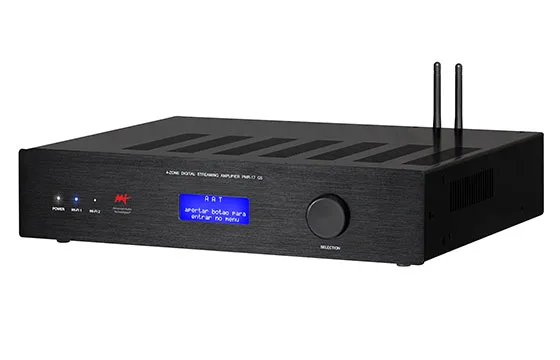 AAT PMR-17 G5 multiroom de 4 zonas com HDMI ARC e streamers
