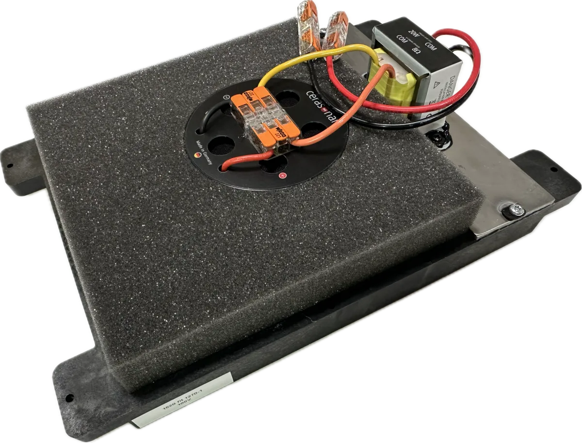 Cerasonar 1520 Fit 100V caixa invisível para áudio distribuído