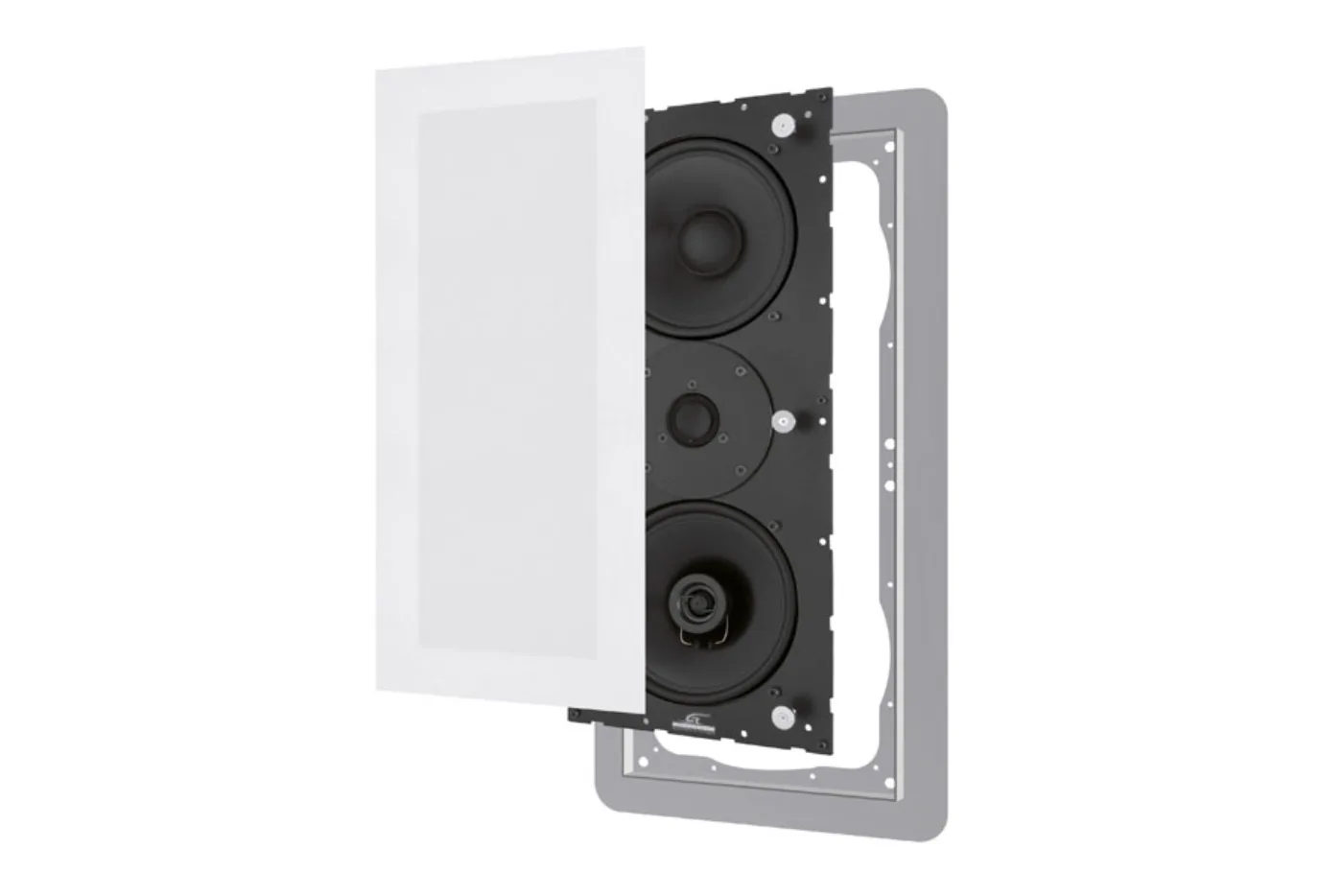 Garvan KC416 caixa de embutir com canal central para home cinema