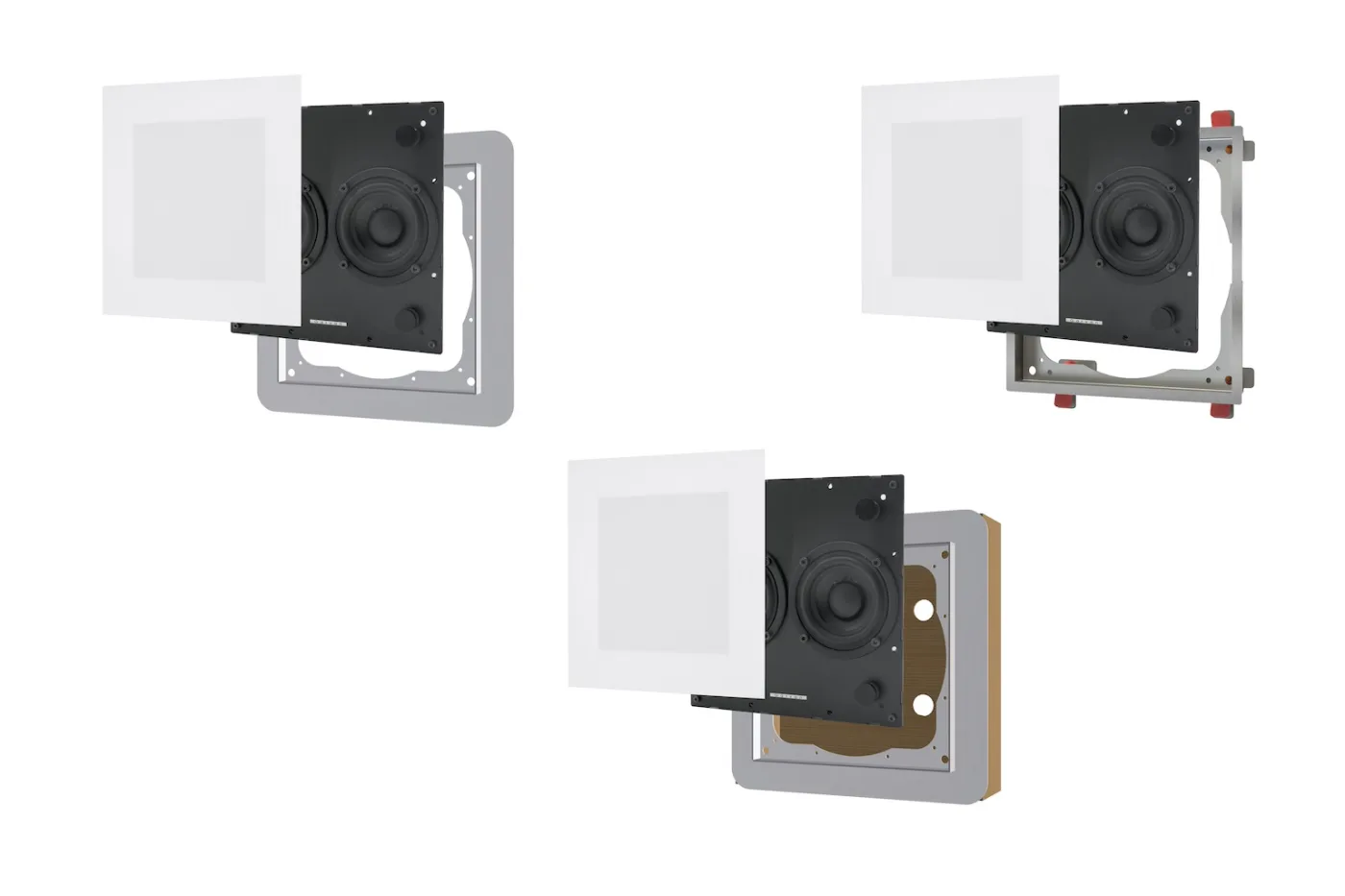Garvan KR208 caixa de embutir stereo para drywall