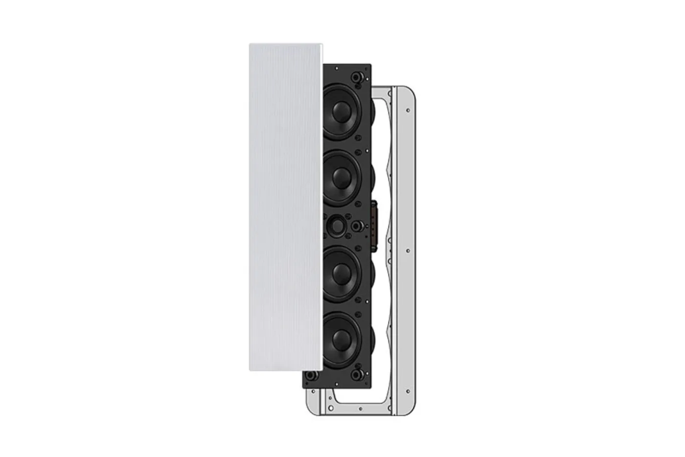 Garvan KR508 caixa slim para drywall