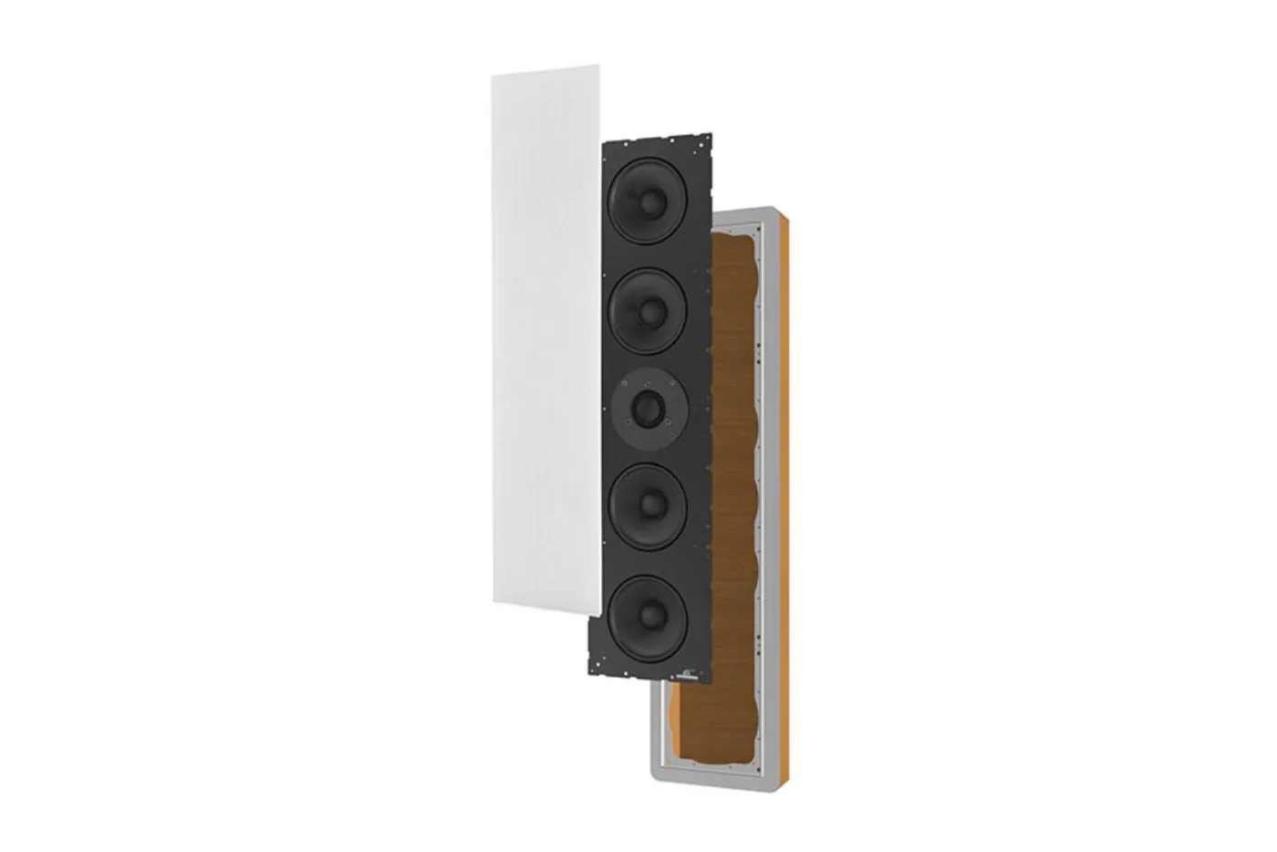 Garvan KR513 caixa LCR de embutir para home theater