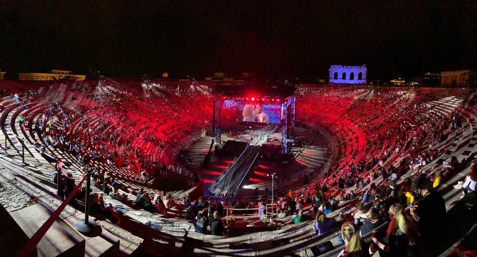 Seat Music Awards e HEROES na Arena di Verona: referência de shows, festivais e concertos com sistema de áudio K-array