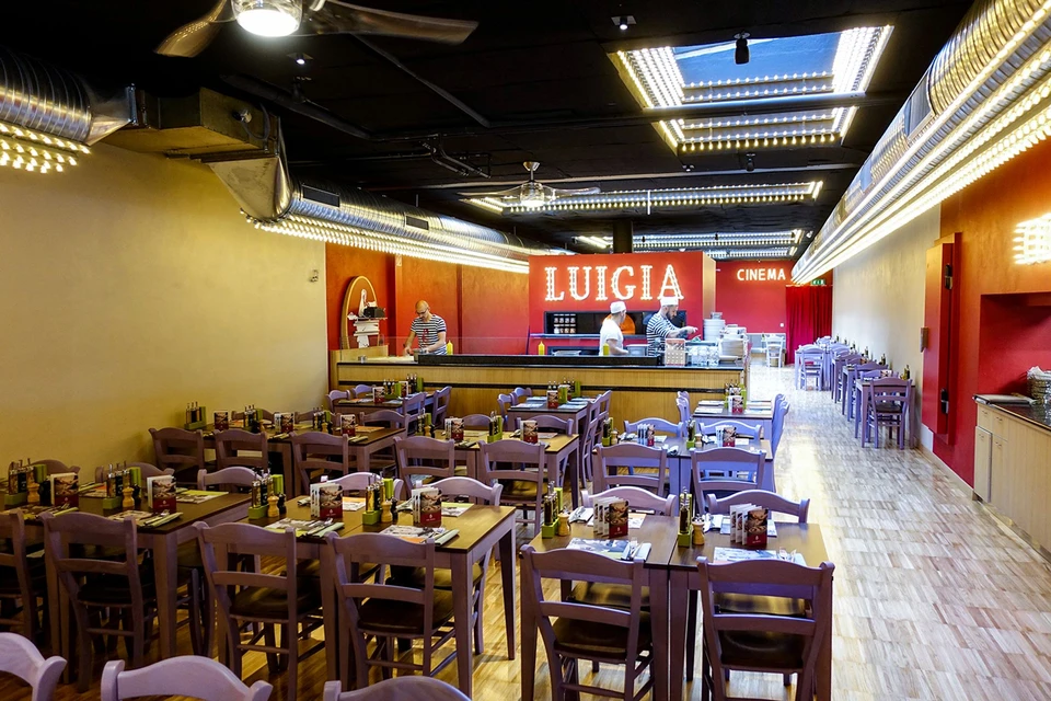 Pizzaria gourmet Luigia: referência de restaurantes, cafés e experiências gastronômicas com sistema de áudio K-array