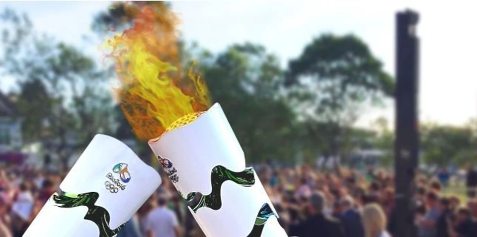 Revezamento da Tocha Olímpica Rio 2016: referência de eventos e experiências audiovisuais com sistema de áudio K-array