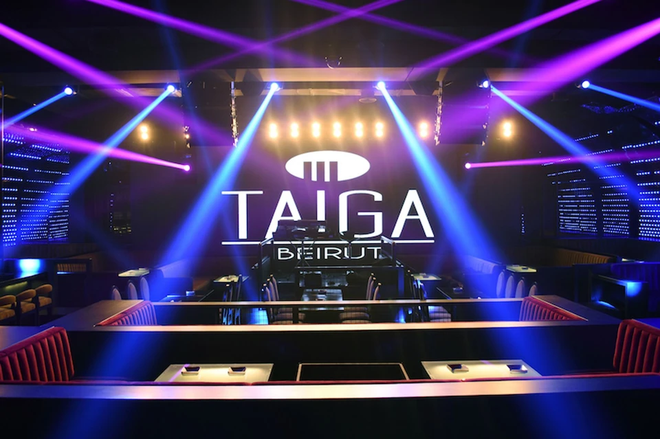 Casa noturna Taiga Beirut: referência de clubes, bares e lounges com sistema de áudio K-array