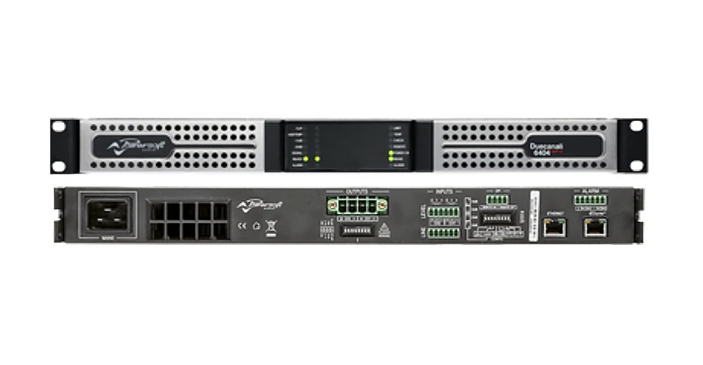 Powersoft Duecanali 804 DSP+D amplificador de 2 canais para som ambiente