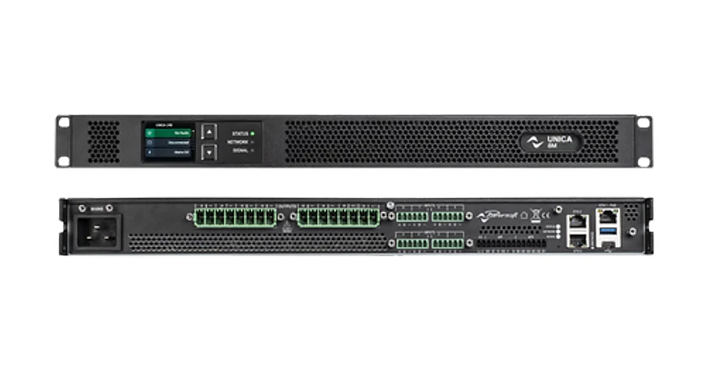 Powersoft Unica 8M 8K8 amplificador multicanal DSP para automação de áudio