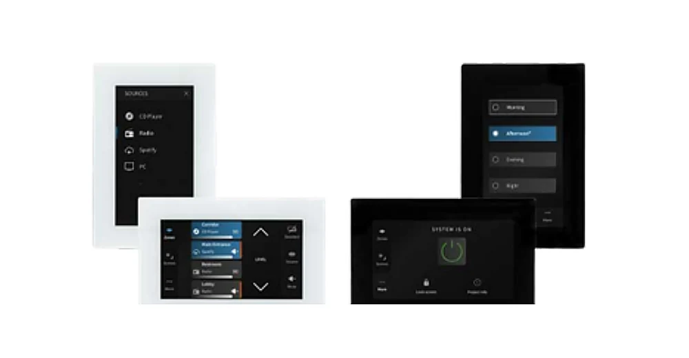 Powersoft WM Touch 4.3 Preto controle touch de parede para áudio