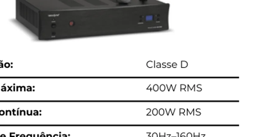 Velodyne SC 600D amplificador para subwoofer de embutir