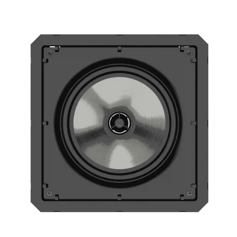 Projeto para Automação Áudio Caixas de Som Loud Áudio SQ6 60 BL Quadrada Plana Borderless