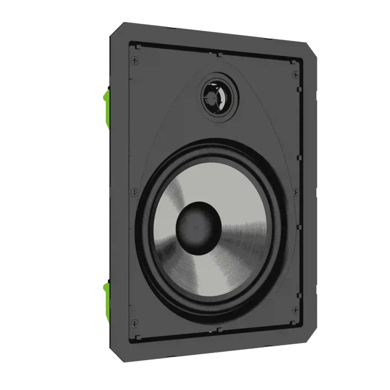 Projeto para Automação Áudio Caixas de Som Loud Áudio LR6 120 BL Retangular Plana Borderless - Imagem 2