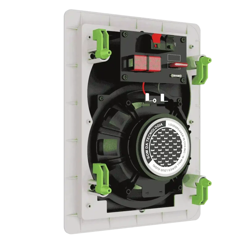 Projeto para Automação Áudio Caixas de Som Loud Áudio LR6 50 Retangular Plana - Imagem 4